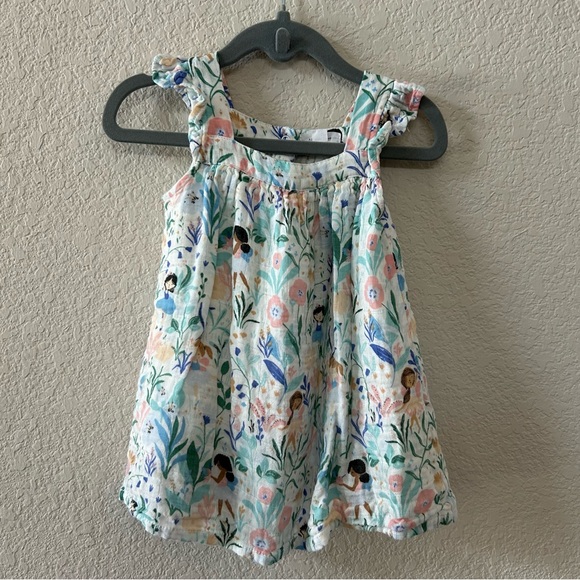 Angel Dear 'Pretty Garden Fairies Floral' Sundress | Size: 6-12 Months - Picture 2 of 3